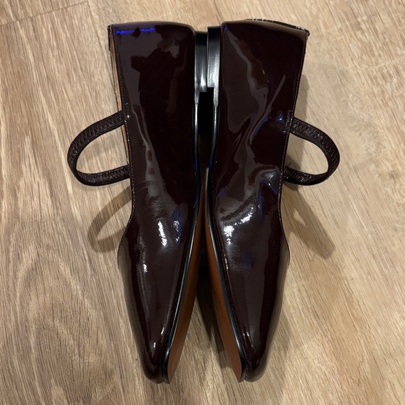 Madewell The Greta Ballet Flat Plum Size 7.5 New - Picture 7 of 8